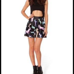 Blackmilk Unicorn print skirt